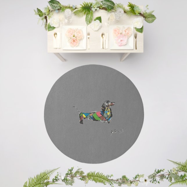 Rugs with Dachshund (Insitu (Wedding 2))
