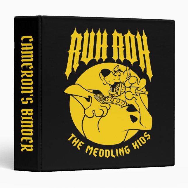 Ruh Roh Scooby-Doo The Meddling Kids Icon 3 Ring Binder (Front/Spine)