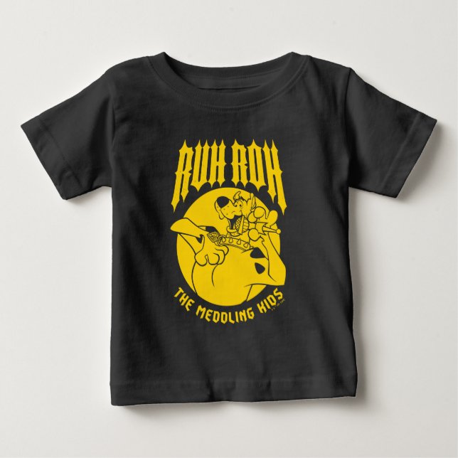 Ruh Roh Scooby-Doo The Meddling Kids Icon Baby T-Shirt (Front)
