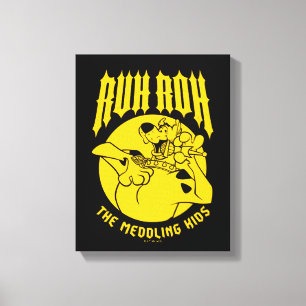 Ruh Roh Scooby-Doo The Meddling Kids Icon Canvas Print