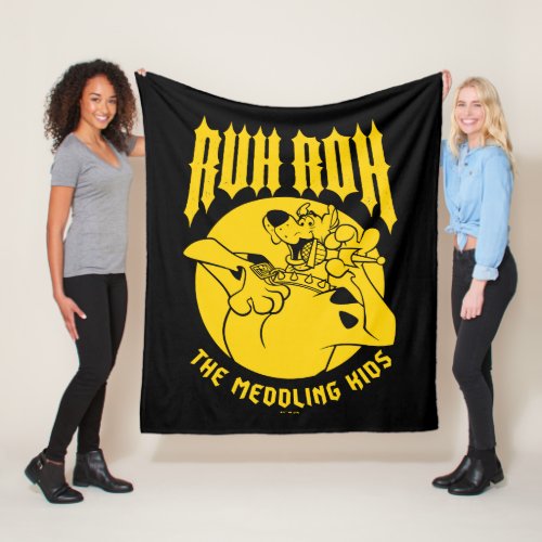 Ruh Roh Scooby_Doo The Meddling Kids Icon Fleece Blanket