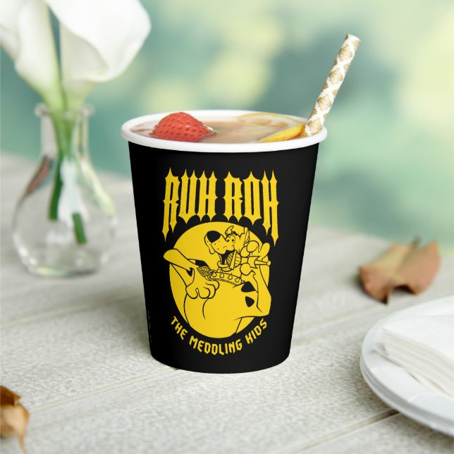 Ruh Roh Scooby-Doo The Meddling Kids Icon Paper Cups (Insitu)