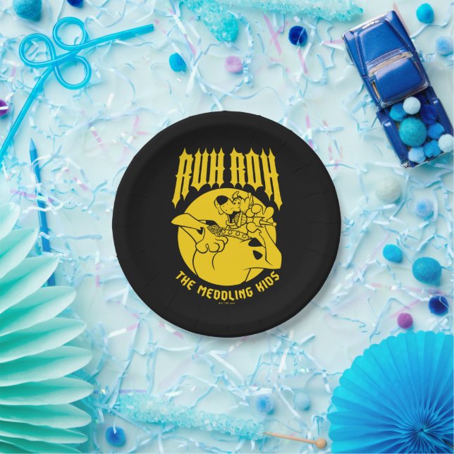 Ruh Roh Scooby-Doo The Meddling Kids Icon Paper Plates (Party)