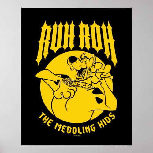 Ruh Roh Scooby_Doo The Meddling Kids Icon Poster