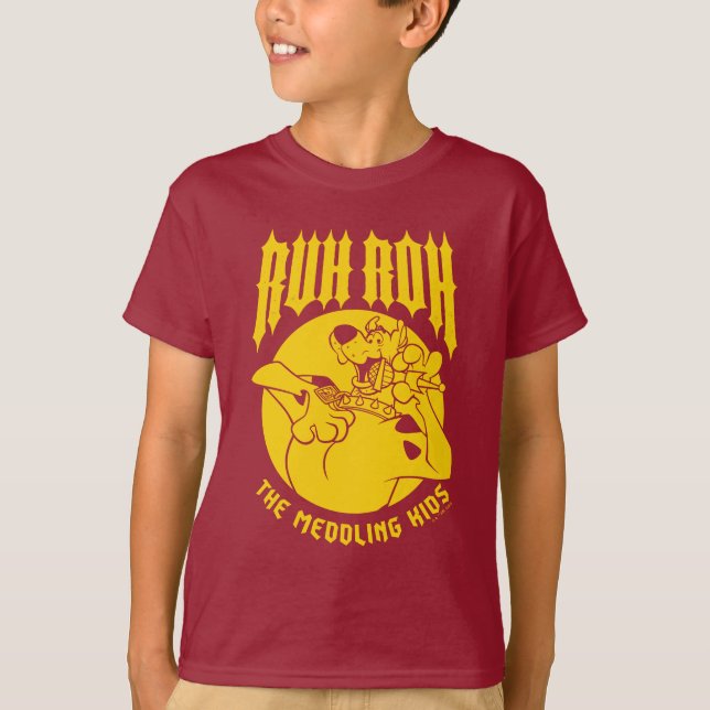 Ruh Roh Scooby-Doo The Meddling Kids Icon T-Shirt (Front)