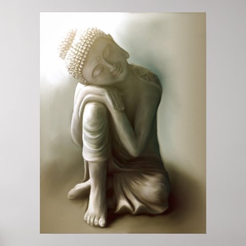 Ruhender Buddha Poster