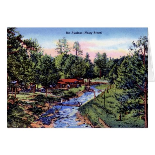 Ruidoso New Mexico Scene along the Rio Ruidoso (Front Horizontal)