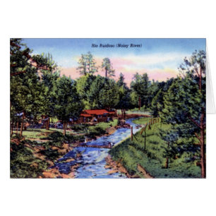 Ruidoso New Mexico Scene along the Rio Ruidoso Cards