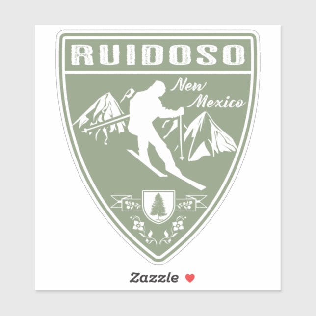 Ruidoso New Mexico Sticker (Sheet)