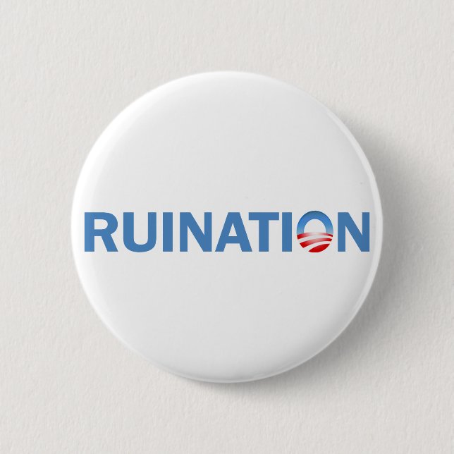 Ruination Pinback Button (Front)