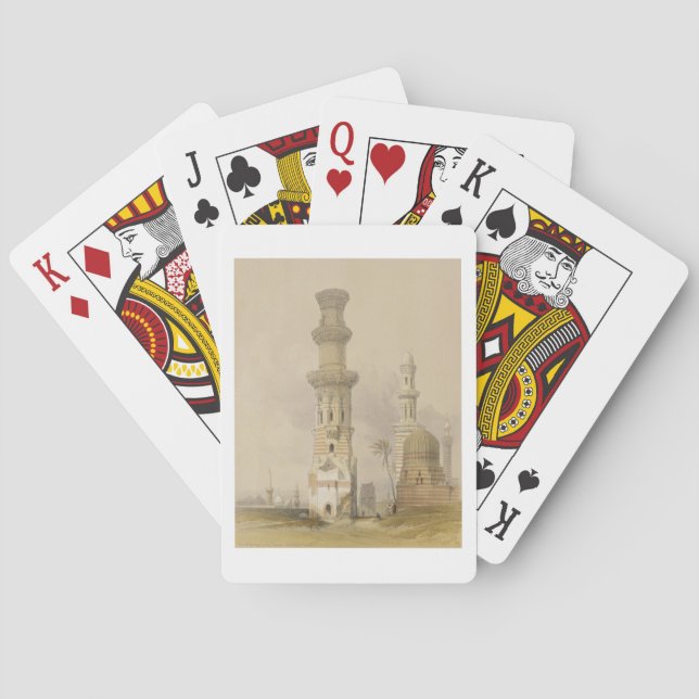 Ruined Mosques in the Desert, west of the Citadel, Poker Cards (Back)