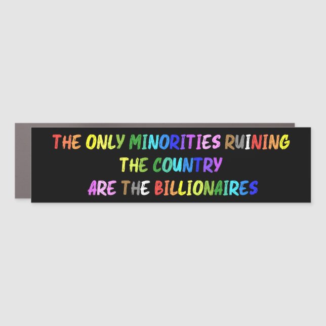 Ruining the Country Wide Bumper Magnet (Front)