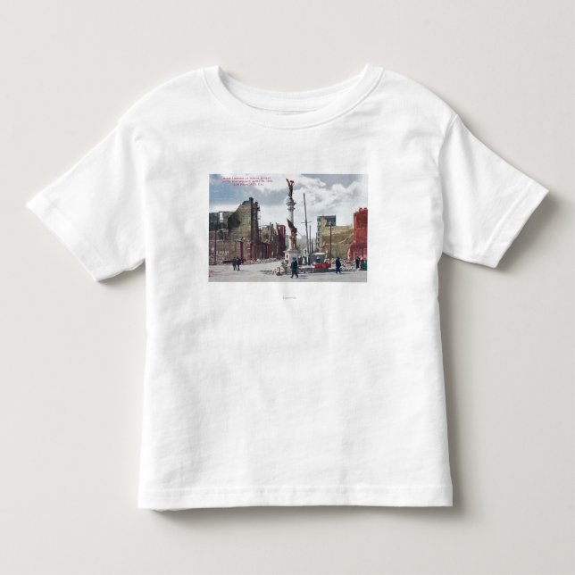 Ruins Along Mason Street, Union Square Statute Toddler T-shirt (Front)