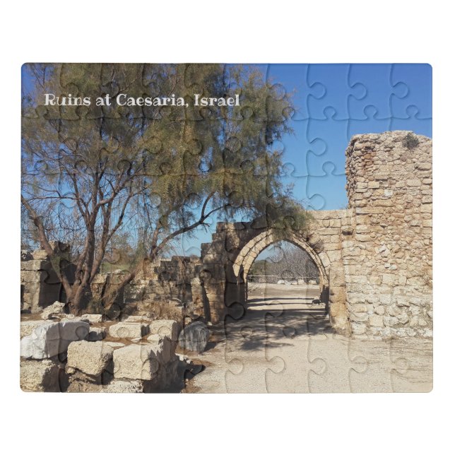 Ruins at Caesaria, Israel Jigsaw Puzzle (Puzzle Horizontal)