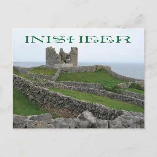 Ruins at Inisheer Ireland Postcard