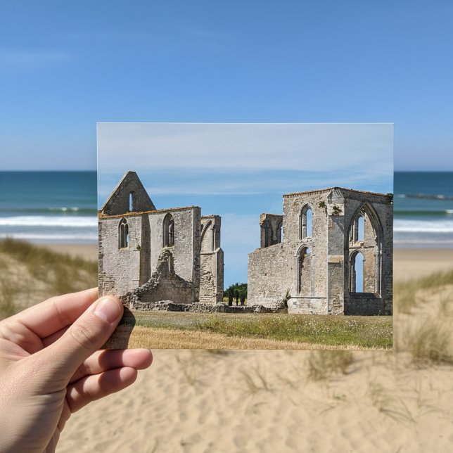 Ruins of Abbaye des Châteliers, Île de Ré, France Postcard (Creator Uploaded)