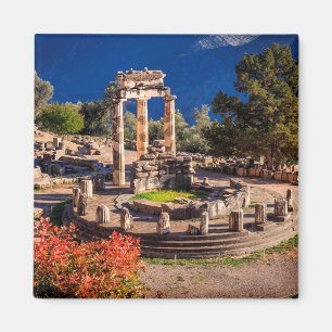Ruins of Athena Pronaia Temple in Ancient Delphi Magnet