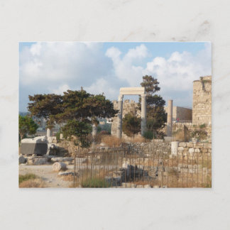 Ruins Of Byblos Postcard