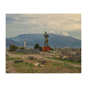 Ruins of Pompeii Wood Wall Art