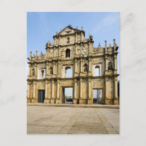 Ruins of Saint Pauls Cathedral Postcard