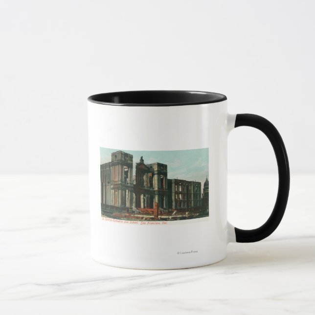 Ruins of St. Ignatius Cathedral and School Mug (Right)