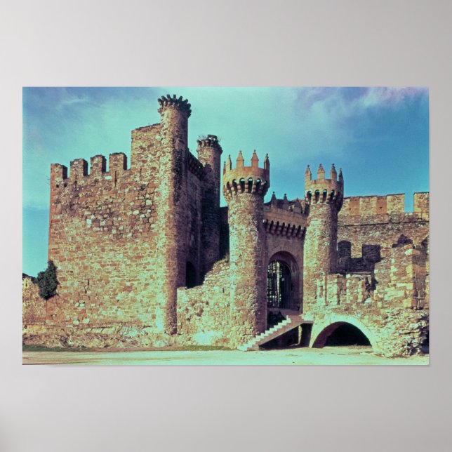 Ruins of the Castle of the Knights Templar Poster (Front)