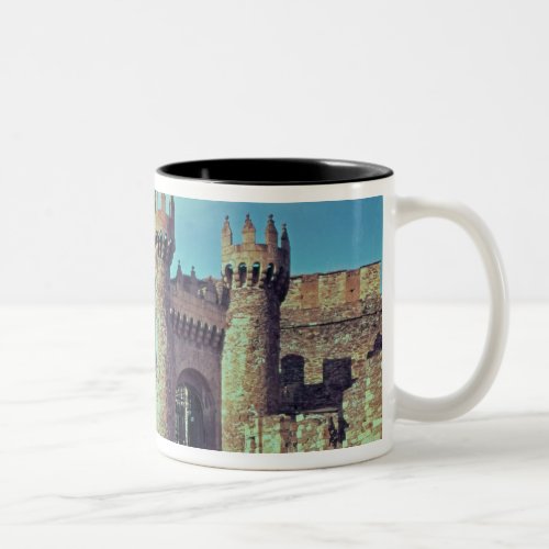 Ruins of the Castle of the Knights Templar Two_Tone Coffee Mug