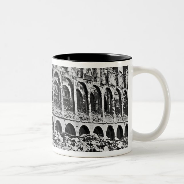 Ruins of the Ministry of Finance Two-Tone Coffee Mug (Right)