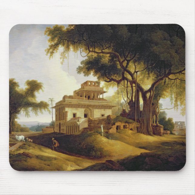 Ruins of the Naurattan, Sasaram, Bihar, 1811 (oil Mouse Pad (Front)