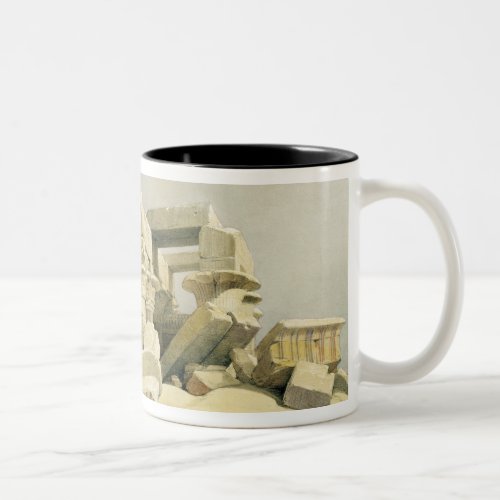 Ruins of the Temple of Kom Ombo from Egypt and N Two_Tone Coffee Mug
