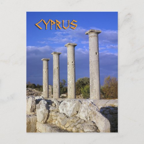 Ruins on Cyprus Postcard