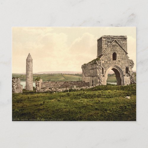 Ruins on Devenish Island Postcard