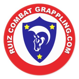 Ruiz Combat Grappling Logo Classic Round Sticker