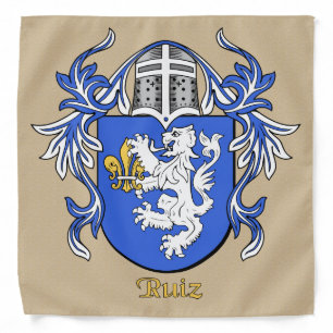 Ruiz Historical Coat of Arms Bandana