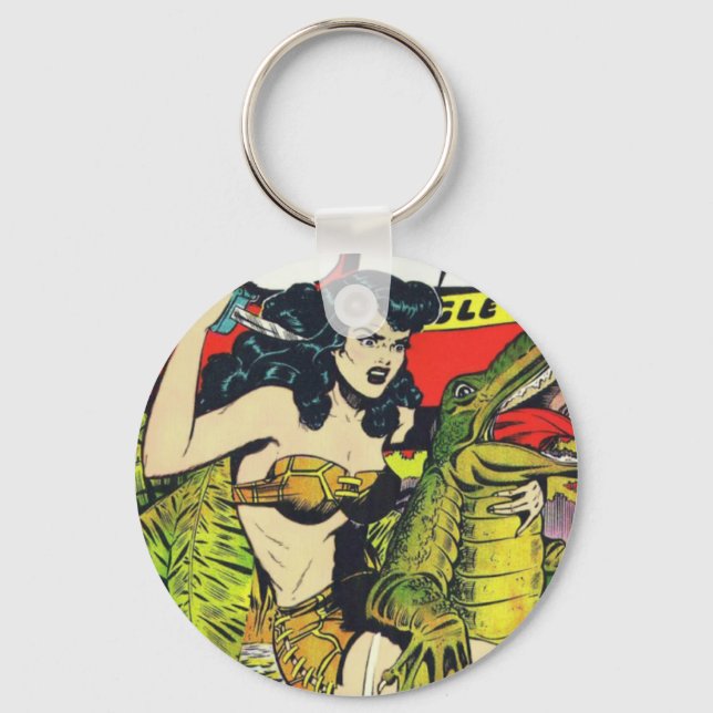 Rulah-Vintage Comic Book Keychain (Front)