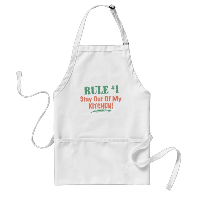 Rule #1 Stay Out Of My Kitchen Adult Apron (Front)