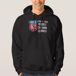 Rule 62 - Sobriety Anniversary Recovery Sober AA N Hoodie