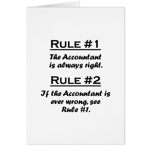 Rule Accountant Cards (Front)