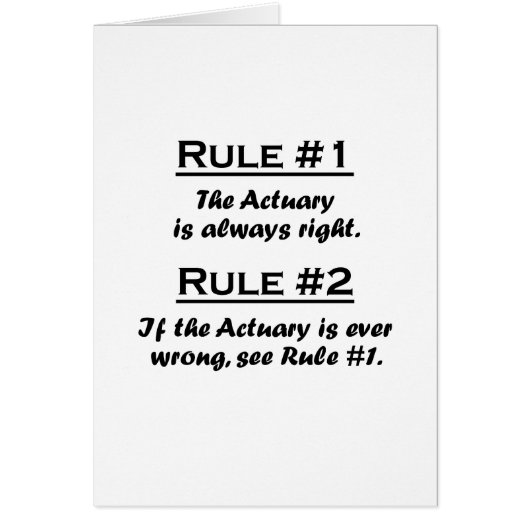 Rule Actuary Cards (Front)