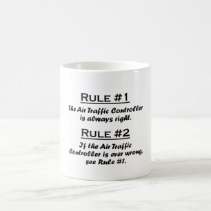 Rule Air Traffic Controller Coffee Mug