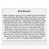 Rule Breaker - Today at Daycare - Storytime Cards (Inside Horizontal (Top))
