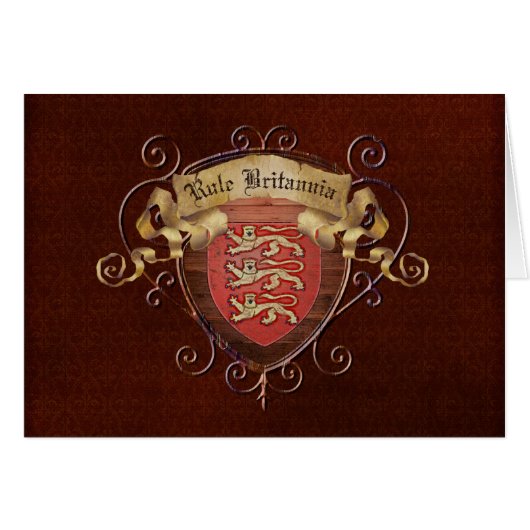 Rule Britannia Cards (Front Horizontal)
