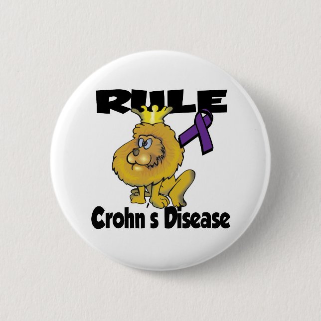 Rule Crohns Disease (purple) Button (Front)
