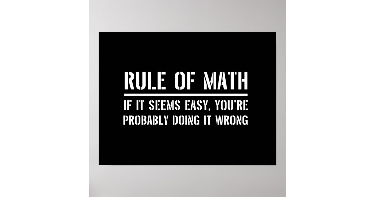 rule-of-math-poster-zazzle