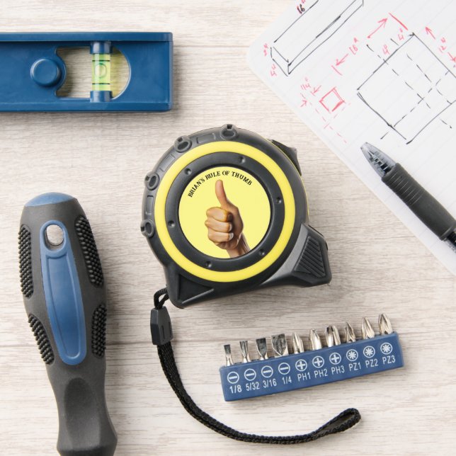Rule of thumb  tape measure (Workshop)