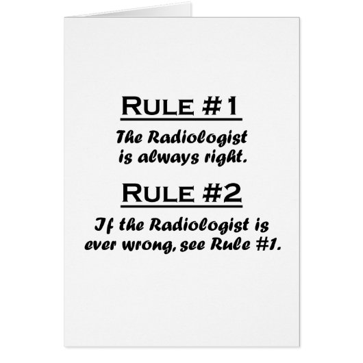 Rule Radiologist Cards (Front)