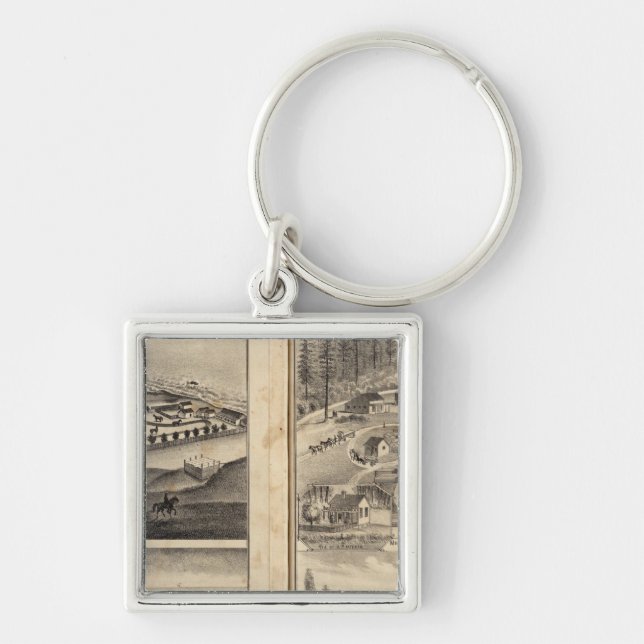 Rule Ranch Old Fort Ross Meeker Bros Keychain (Front)