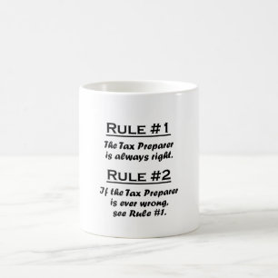 Rule Tax Preparer Coffee Mug