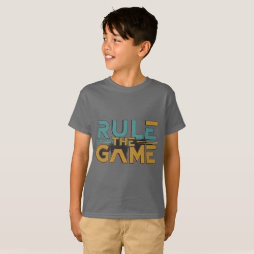 Rule the Game Dominant Gamer T_Shirt