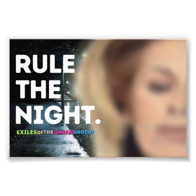 "Rule The Night" 6x4 Art Photo Print (Front)
